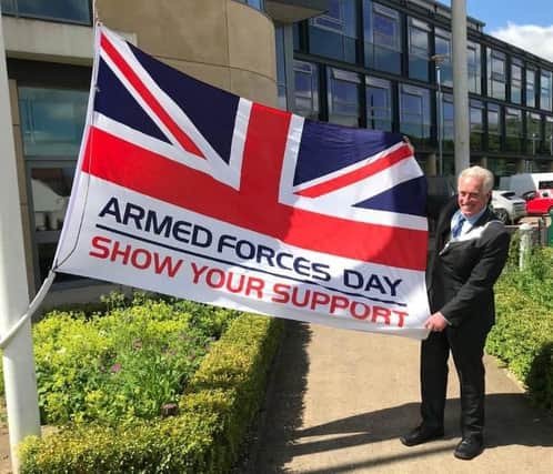 Mayor of Melton, Councillor Alan Hewson, pictured at the Armed Forces Day ceremony last year