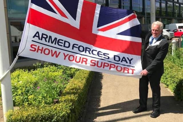 Mayor of Melton, Councillor Alan Hewson, pictured at the Armed Forces Day ceremony last year