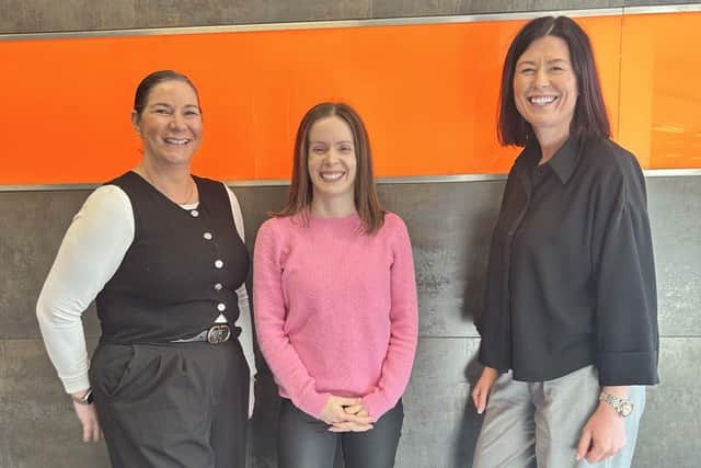 L-R Senior Marketing Manager, Helen Bevins; Centre Director, Michelle Menezes; Head of Operations, Kirsty Freudenreich