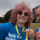 Jan Jackson and daughter Jessi pictured after completing their fundraising walk