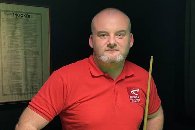 Professional snooker coach Brian Slater, who is based at Jackson's Lounge in Melton