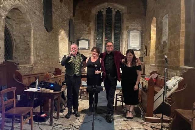 The Melton Thespians performing at Hose Church