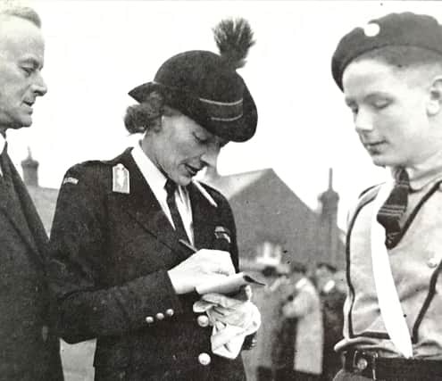 1944 Lady Mountbatten, Supt-in-Chief and a Lowestoft Cadet