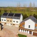 Some of the new homes at Coppers Meadow at Asfordby Hill