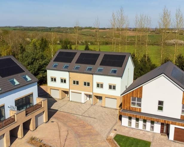 Some of the new homes at Coppers Meadow at Asfordby Hill