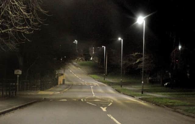 Street lighting in Melton Mowbray