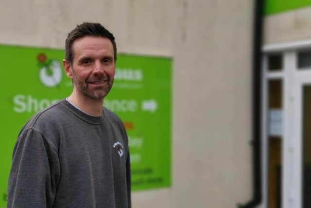 Andy, currently being supported by Emmaus Leicestershire & Rutland