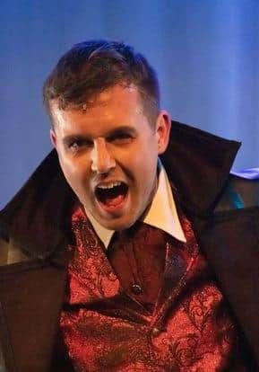 Ryan Green, as Count Dracula at Melton Theatre