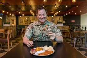 Armed Forces personnel and veterans can receive a free hot breakfast at Tesco this Sunday