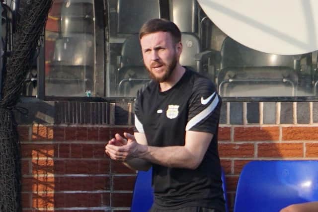 Melton boss Tom Manship - FA Cup run continues.