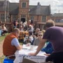 The cream teas event at St John's Catholic Church in Melton