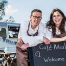 Mark Trevarthen and Claire Fretwell pictured at their previous Cafe Allez! Belvoir Castle business