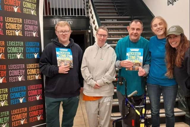 Sunny Skies team at the Leicester Comedy Festival preview show