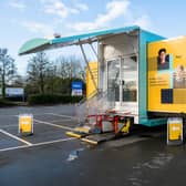A pop-up clinic like this will be hosted by Our Future Health in the car park at Melton's Tesco store from Saturday