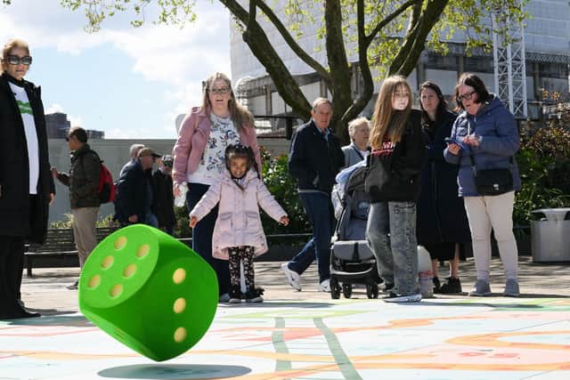 snakes and ladders installation