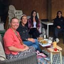 Emma Mahil,with some of the members of her business networking group which meets in Syston every Wednesday