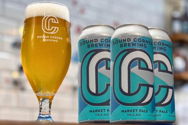 Round Corner Brewing's Market Pale, which was awarded a Gold Medal at the 2024 European Beer Challenge
