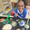 Pupils at The Grove Primary School in Melton enjoying a science lesson