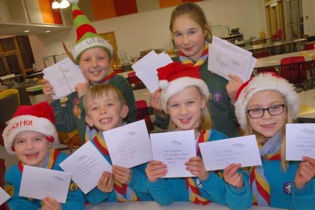 Melton Scouts deliver Christmas cards back in 2018
