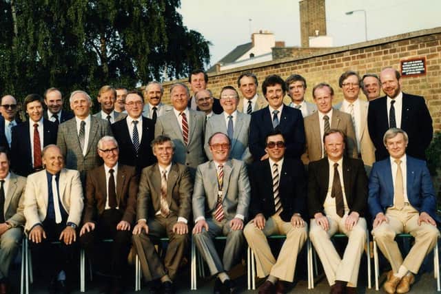 One of the first twinning event between Melton Belvoir Rotary Club and Coesfeld Rotary Club in the early 1990s