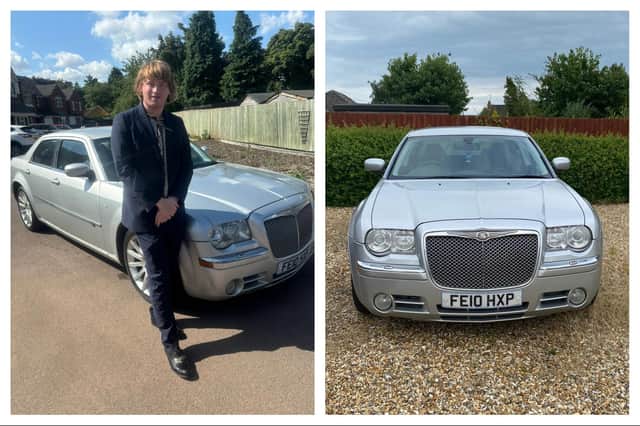 Cormac Boylan with his Chrysler 300c Srt Design, previously owned by late snooker star, Willie Thorne