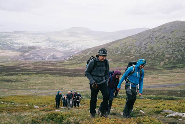 Venture Force take visually-impaired party on a training weekend prior to their trip to Everest Base Camp