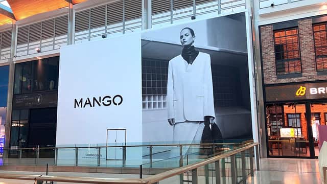 Mango hoarding went up earlier this week.