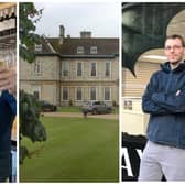 Shortlisted for the Leicestershire Promotions Tourism & Hospitality Awards 2023, from left, Harry Gurney, MD at the Tap & Run pub; Stapleford Country House Hotel; and Black Dragon Games co-founder Richard Foulston