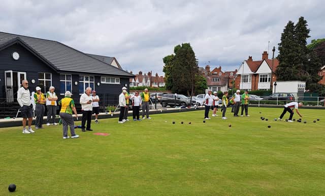 Match play at Brookfield Electric Bowls Club (Leicester)