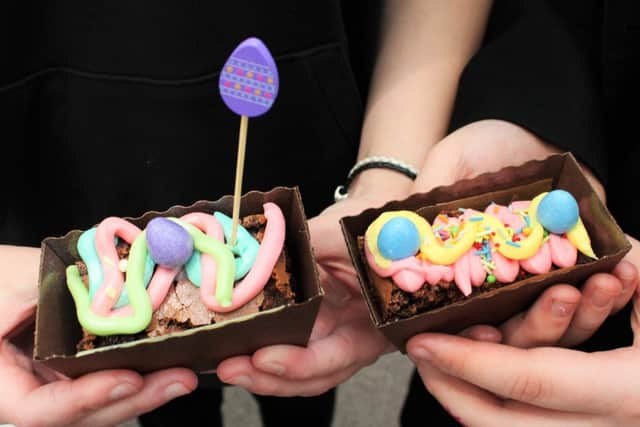 Easter bunny at John Ferneley College