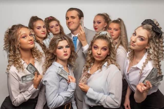 Cast members of The Wedding Singer at the Market Tavern in Melton