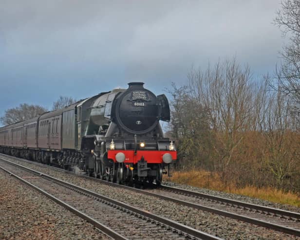 The Flying Scotsman passing through Wyfordby today
IMAGE PAUL DAVIES