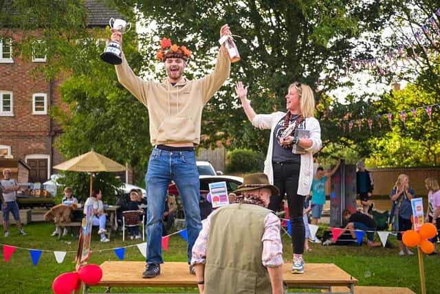 Jack Bugg celebrates becoming adult champion at Saturday's Vale Conker Championships
PHOTO ADAM SHAW
