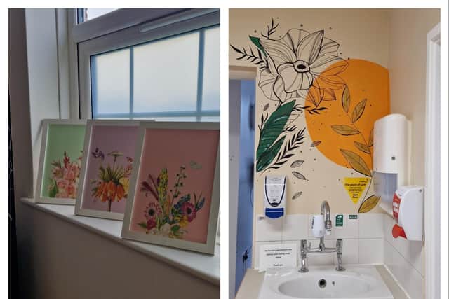 Artists transform walls of Melton's St Mary's Birth Centre