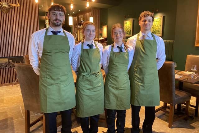 Restaurant and bar staff at the Noel's Arms in Melton Mowbray