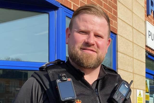 Pc Shane Sanderson, of Melton Police, has welcomed the jailing of prolific offender, Gemma Reay