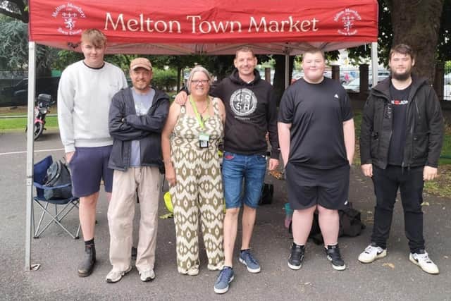 Clients of Access All Areas who were given roles at the Town Estate's recent SKA Fest in Melton Mowbray
