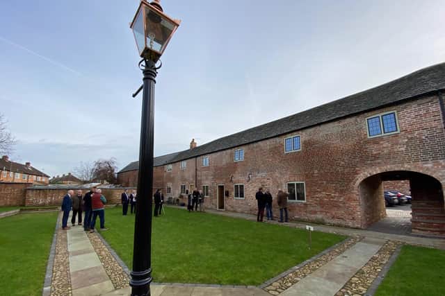 The new almshouses in Melton Mowbray