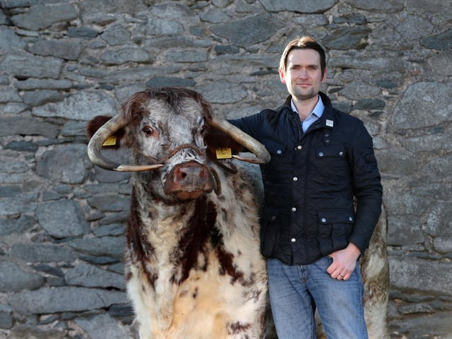 Joe Stanley on farm