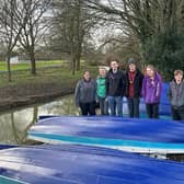 Some of the Scouts who helped MOWS volunteers at the weekend