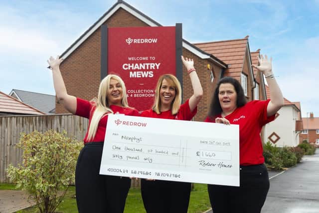 Redrow East Midlands donated £2,000 to deserving local groups