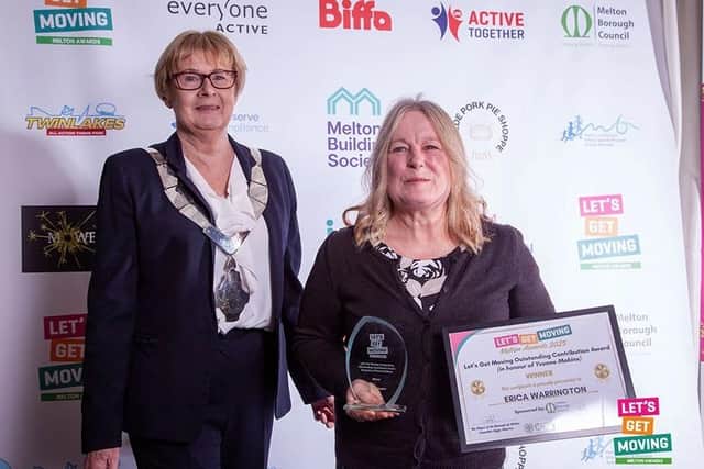 Erica Warrington - Outstanding Contribution Award winner