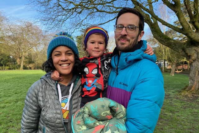 Elliott Metcalfe (5), who clocked up a marathon distance of Melton Junior Parkruns today with parents Richard and Lauren