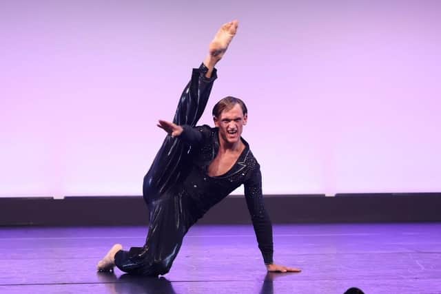 Ben Lee dancing on stage during one of his World Cup classes