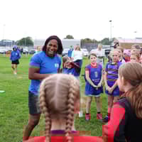 Red Roses legends say child-first coaching in Melton could be key to World Cup legacy