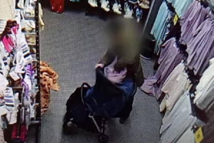  'Brazen' shoplifter hides stolen goods in a pushchair