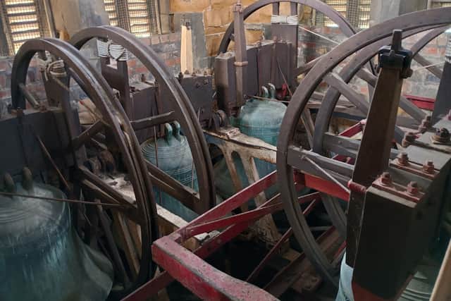 The bells are St Peter's Church