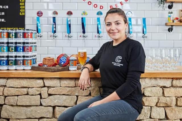 Round Corner Brewing's head brewer, Lara Lopes