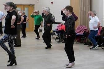 Syston U3A members enjoy their Burlesque session