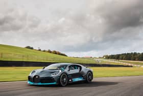 The stunning Bugatti Divo, which will be the star of the show at the Alex’s Wish Supercars Event at Ratcliffe College